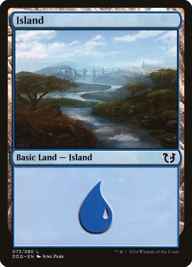 Island (73) [Duel Decks: Blessed vs. Cursed] | Deep Dive Games St. Marys