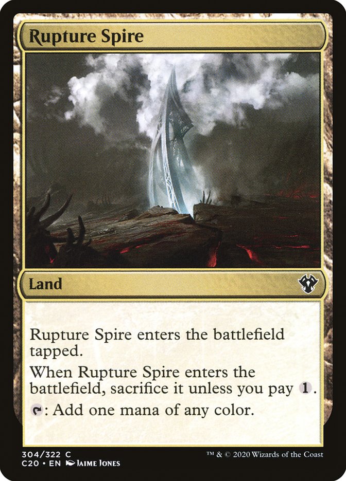 Rupture Spire [Commander 2020] | Deep Dive Games St. Marys