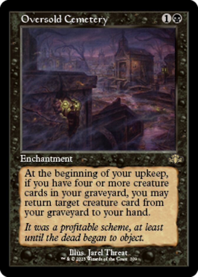 Oversold Cemetery (Retro) [Dominaria Remastered] | Deep Dive Games St. Marys