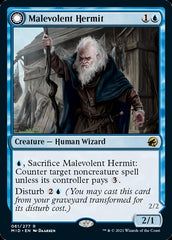 Malevolent Hermit // Benevolent Geist [Innistrad: Midnight Hunt] | Deep Dive Games St. Marys