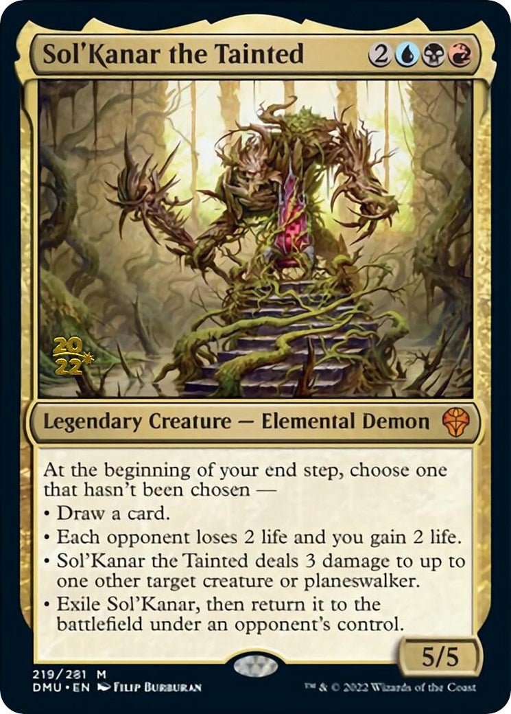 Sol'Kanar the Tainted [Dominaria United Prerelease Promos] | Deep Dive Games St. Marys