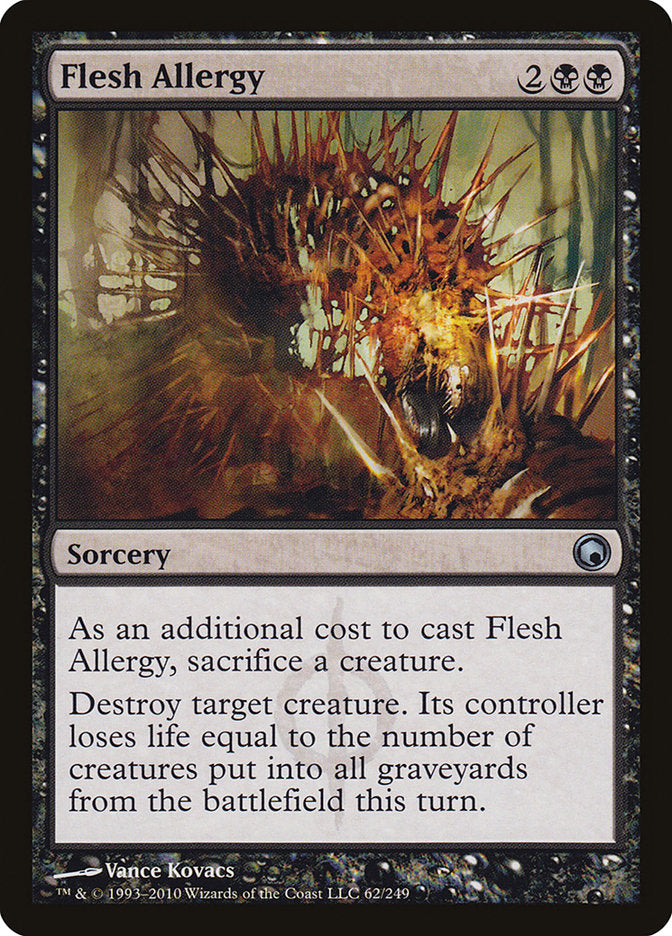 Flesh Allergy [Scars of Mirrodin] | Deep Dive Games St. Marys