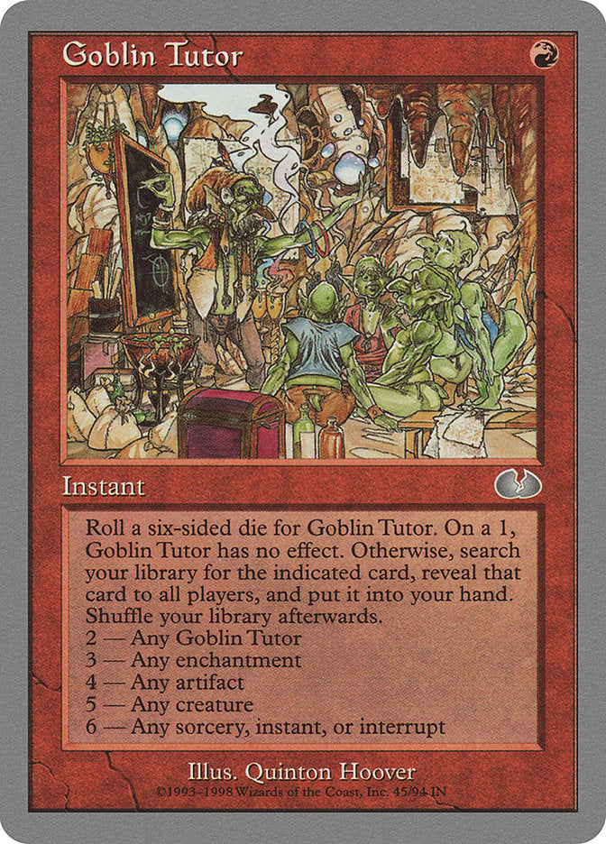 Goblin Tutor [Unglued] | Deep Dive Games St. Marys