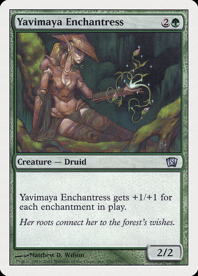 Yavimaya Enchantress [Eighth Edition] | Deep Dive Games St. Marys