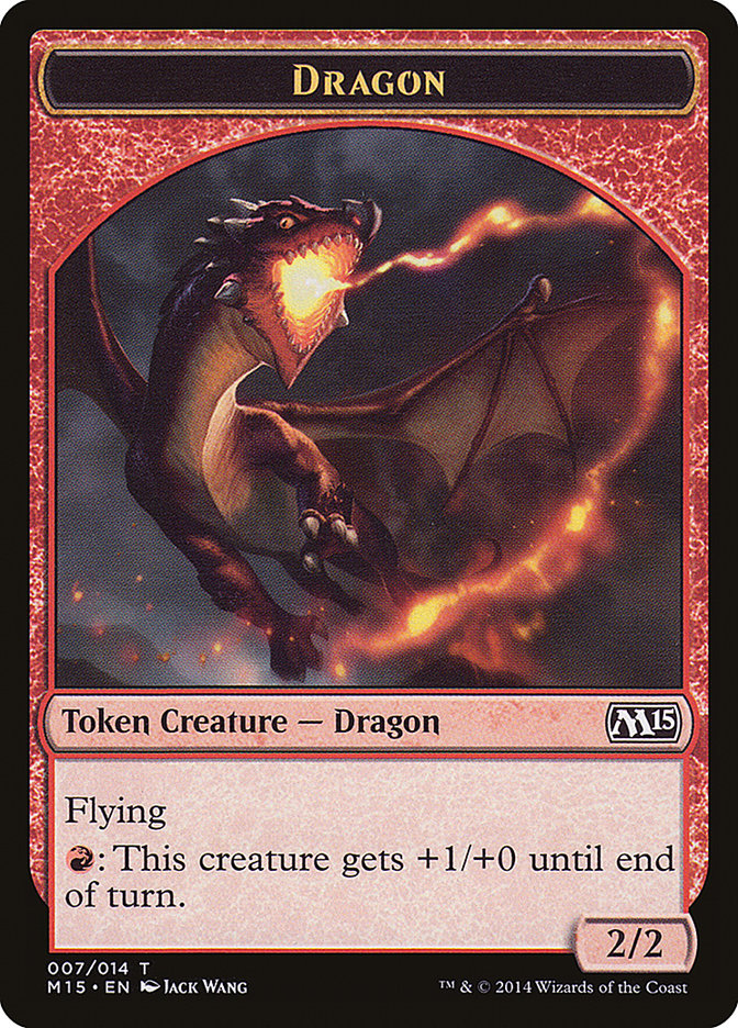 Dragon Token [Magic 2015 Tokens] | Deep Dive Games St. Marys