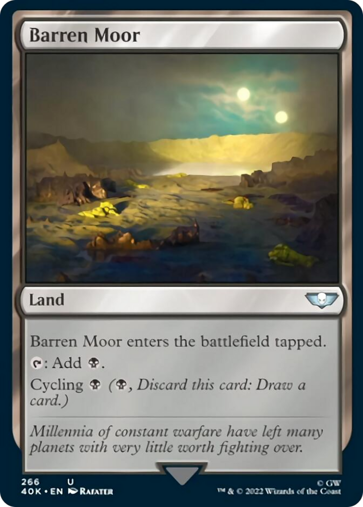 Barren Moor (Surge Foil) [Warhammer 40,000] | Deep Dive Games St. Marys