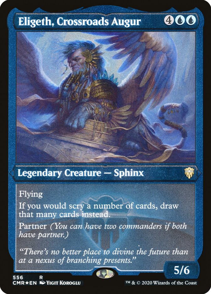 Eligeth, Crossroads Augur (Etched) [Commander Legends] | Deep Dive Games St. Marys