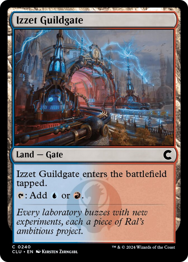 Izzet Guildgate [Ravnica: Clue Edition] | Deep Dive Games St. Marys