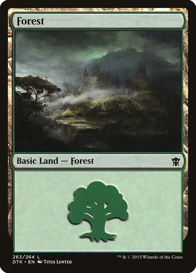 Forest (263) [Dragons of Tarkir] | Deep Dive Games St. Marys