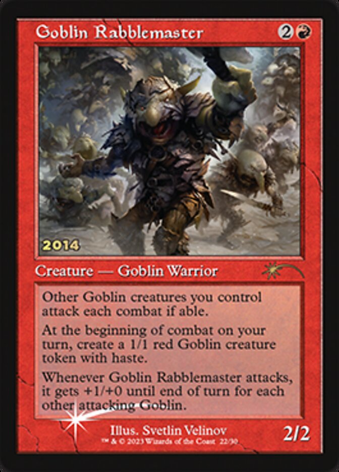 Goblin Rabblemaster [30th Anniversary Promos] | Deep Dive Games St. Marys