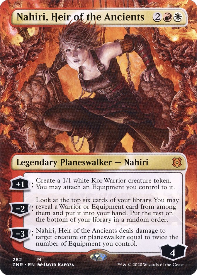 Nahiri, Heir of the Ancients (Borderless) [Zendikar Rising] | Deep Dive Games St. Marys