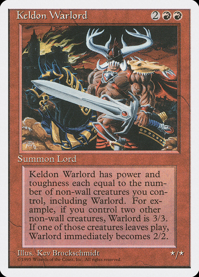 Keldon Warlord [Fourth Edition] | Deep Dive Games St. Marys