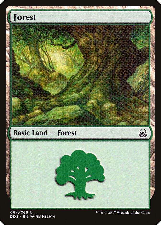 Forest (64) [Duel Decks: Mind vs. Might] | Deep Dive Games St. Marys