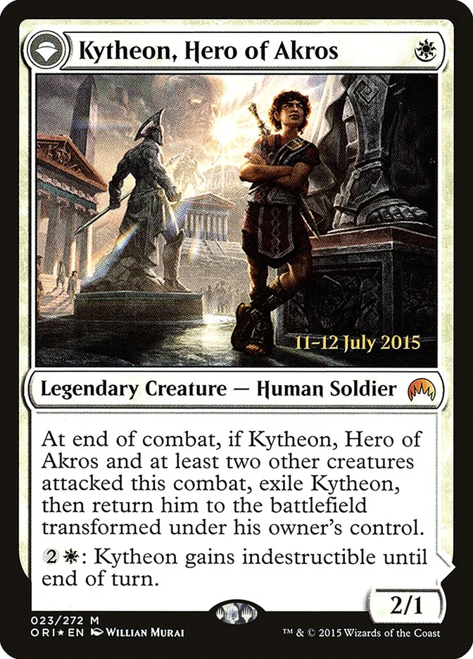 Kytheon, Hero of Akros // Gideon, Battle-Forged [Magic Origins Prerelease Promos] | Deep Dive Games St. Marys