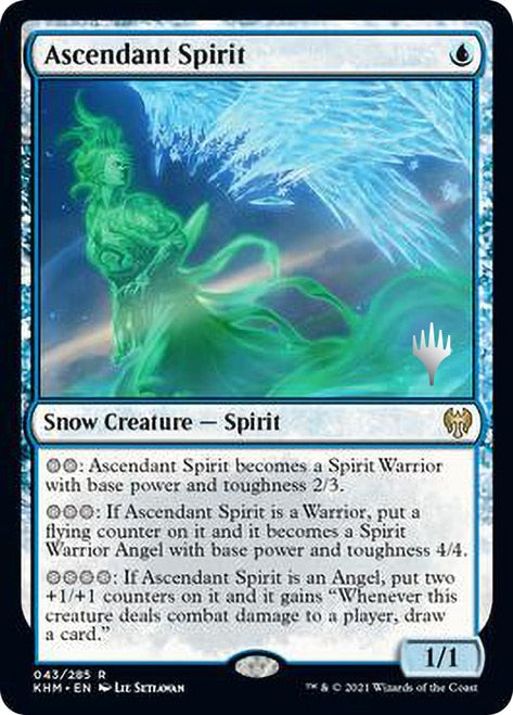 Ascendant Spirit (Promo Pack) [Kaldheim Promos] | Deep Dive Games St. Marys