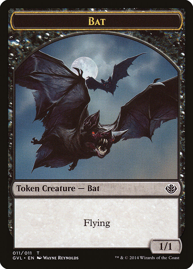 Bat Token (Garruk vs. Liliana) [Duel Decks Anthology Tokens] | Deep Dive Games St. Marys