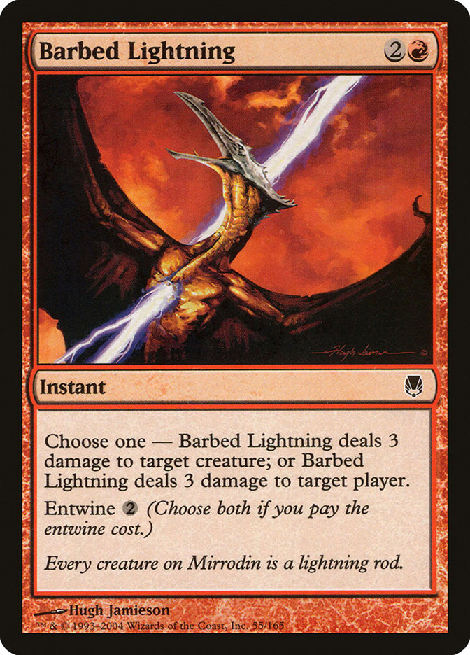 Barbed Lightning [Darksteel] | Deep Dive Games St. Marys