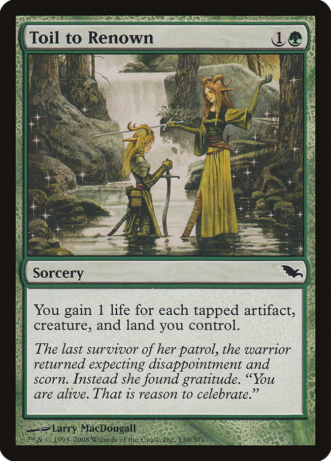 Toil to Renown [Shadowmoor] | Deep Dive Games St. Marys