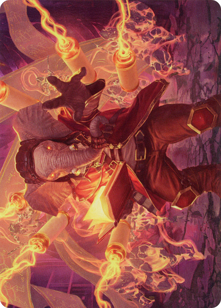 Quintorius, Loremaster Art Card (52) [March of the Machine Art Series] | Deep Dive Games St. Marys