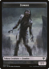 Human Soldier (004) // Zombie Double-Sided Token [Commander 2020 Tokens] | Deep Dive Games St. Marys