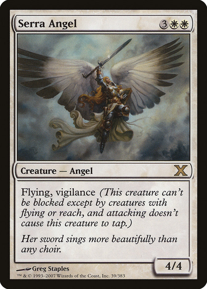 Serra Angel [Tenth Edition] | Deep Dive Games St. Marys