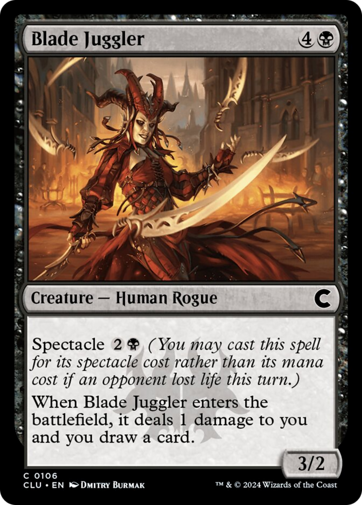 Blade Juggler [Ravnica: Clue Edition] | Deep Dive Games St. Marys