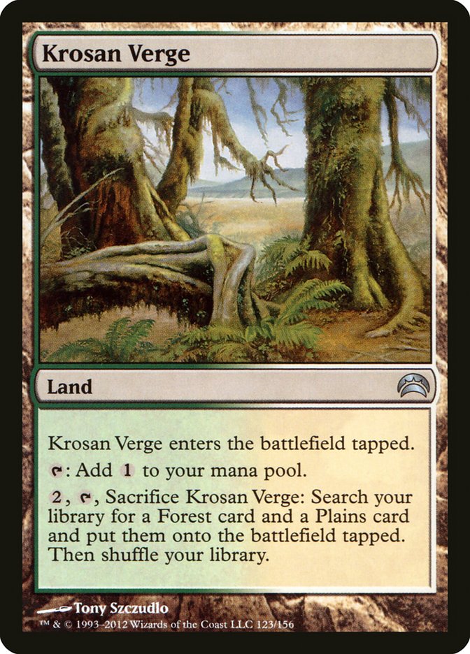 Krosan Verge [Planechase 2012] | Deep Dive Games St. Marys