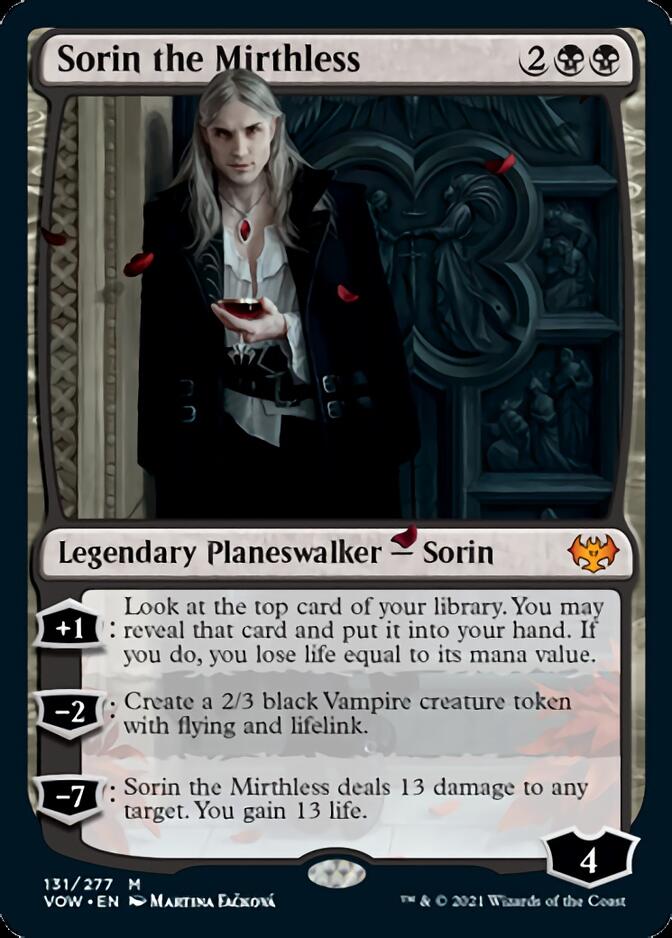 Sorin the Mirthless [Innistrad: Crimson Vow] | Deep Dive Games St. Marys