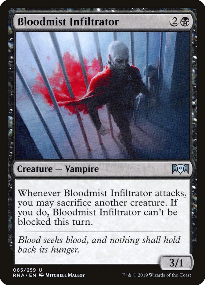 Bloodmist Infiltrator [Ravnica Allegiance] | Deep Dive Games St. Marys