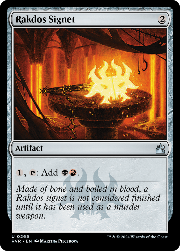 Rakdos Signet [Ravnica Remastered] | Deep Dive Games St. Marys