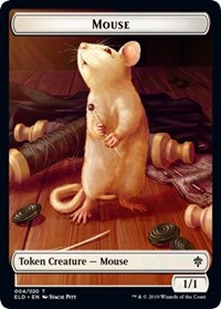 Mouse // Food (16) Double-Sided Token [Throne of Eldraine Tokens] | Deep Dive Games St. Marys