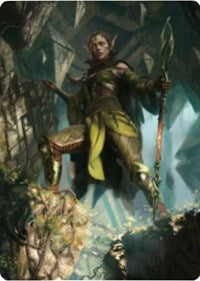Nissa of Shadowed Boughs 1 Art Card [Zendikar Rising Art Series] | Deep Dive Games St. Marys