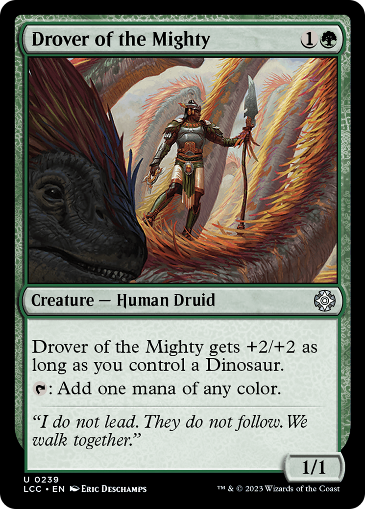 Drover of the Mighty [The Lost Caverns of Ixalan Commander] | Deep Dive Games St. Marys