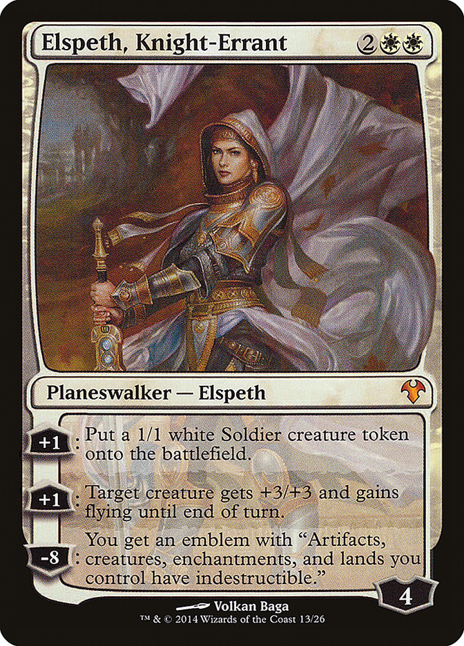 Elspeth, Knight-Errant [Modern Event Deck 2014] | Deep Dive Games St. Marys