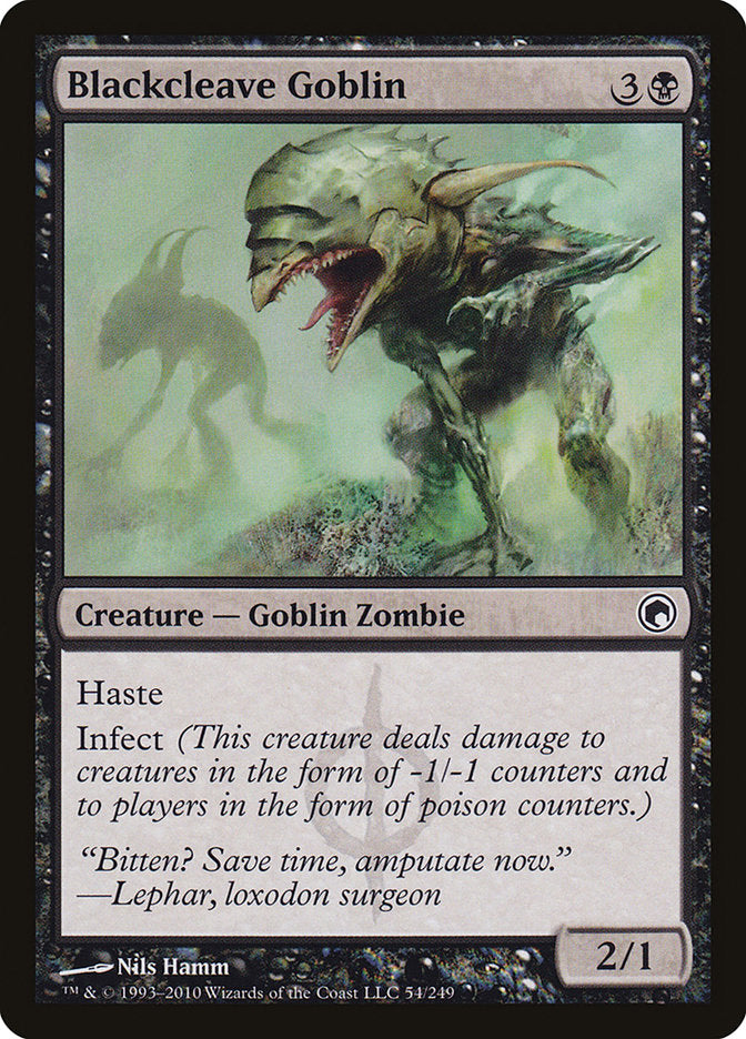 Blackcleave Goblin [Scars of Mirrodin] | Deep Dive Games St. Marys