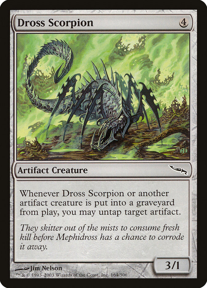 Dross Scorpion [Mirrodin] | Deep Dive Games St. Marys