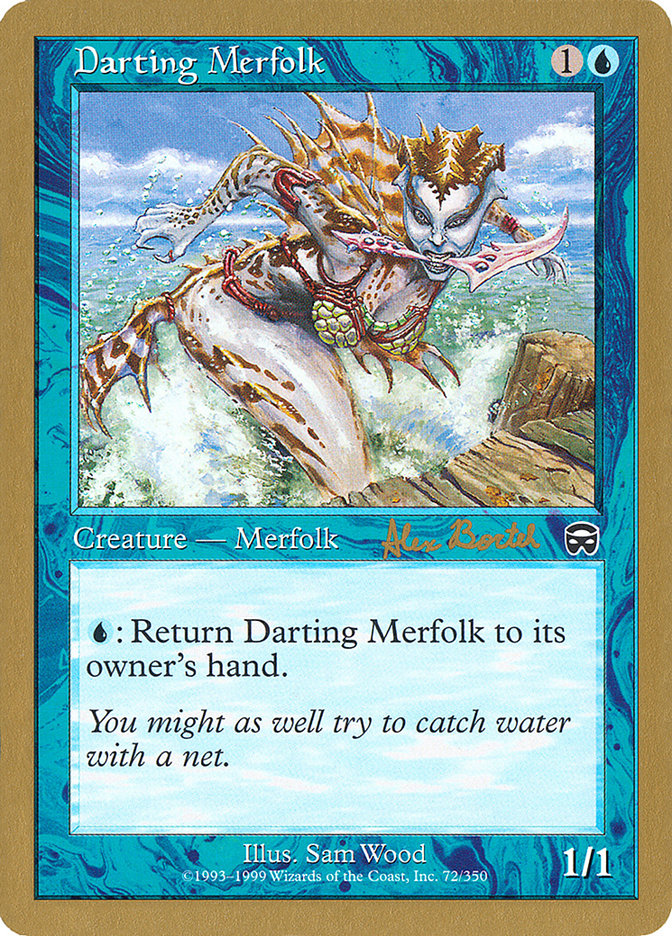 Darting Merfolk (Alex Borteh) [World Championship Decks 2001] | Deep Dive Games St. Marys