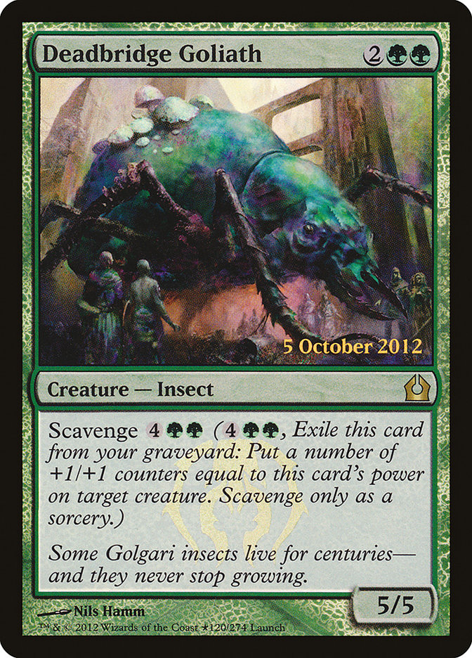 Deadbridge Goliath [Return to Ravnica Prerelease Promos] | Deep Dive Games St. Marys