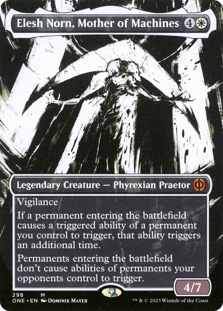 Elesh Norn, Mother of Machines (Borderless Ichor) [Phyrexia: All Will Be One] | Deep Dive Games St. Marys