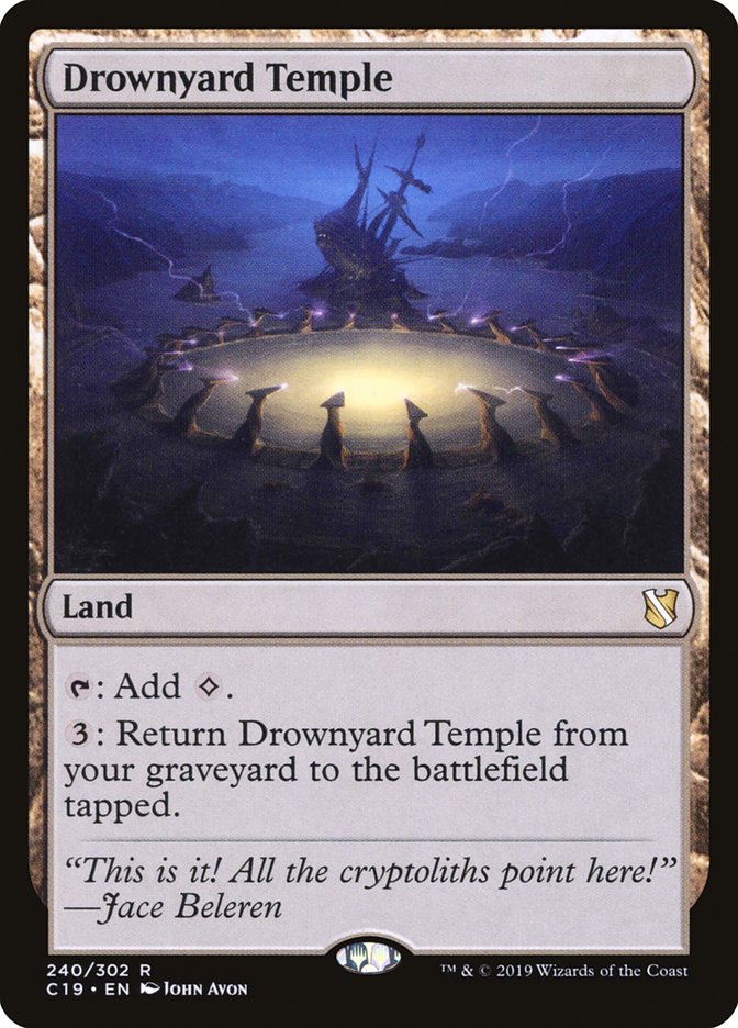 Drownyard Temple [Commander 2019] | Deep Dive Games St. Marys