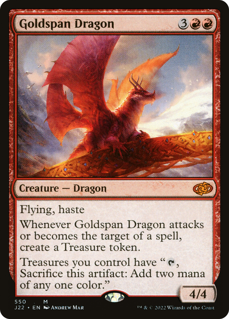 Goldspan Dragon [Jumpstart 2022] | Deep Dive Games St. Marys
