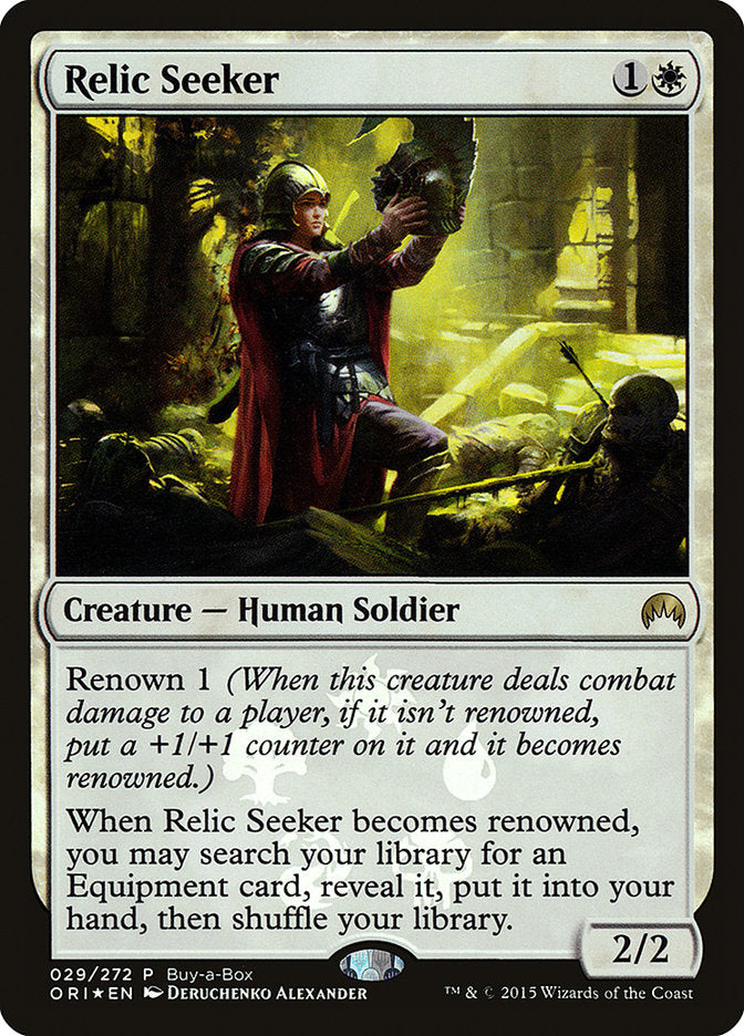 Relic Seeker (Buy-A-Box) [Magic Origins Promos] | Deep Dive Games St. Marys