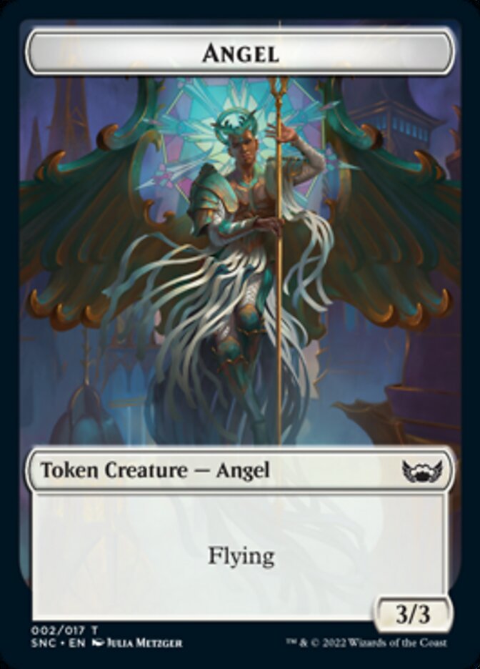 Fish // Angel Double-Sided Token [Streets of New Capenna Tokens] | Deep Dive Games St. Marys