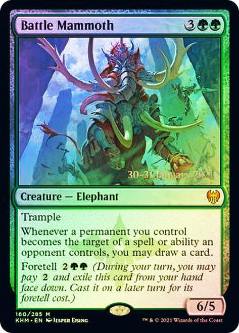 Battle Mammoth [Kaldheim Prerelease Promos] | Deep Dive Games St. Marys