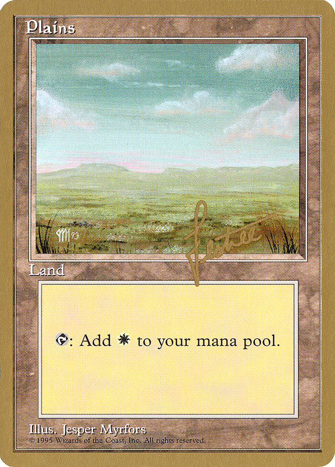 Plains (bl364) (Bertrand Lestree) [Pro Tour Collector Set] | Deep Dive Games St. Marys