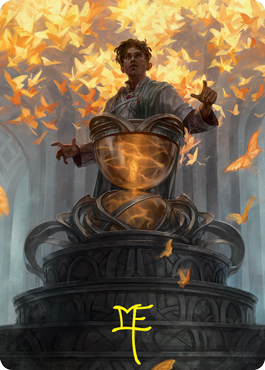 Introduction to Prophecy Art Card (Gold-Stamped Signature) [Strixhaven: School of Mages Art Series] | Deep Dive Games St. Marys