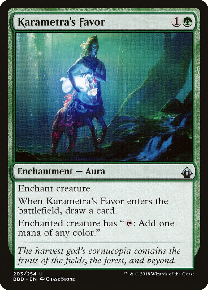 Karametra's Favor [Battlebond] | Deep Dive Games St. Marys