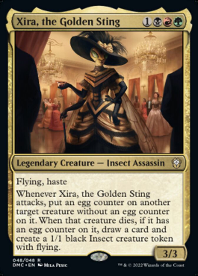 Xira, the Golden Sting [Dominaria United Commander] | Deep Dive Games St. Marys