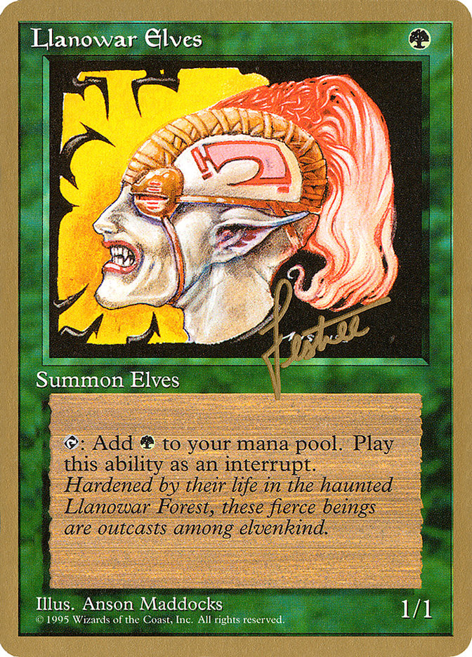 Llanowar Elves (Bertrand Lestree) [Pro Tour Collector Set] | Deep Dive Games St. Marys