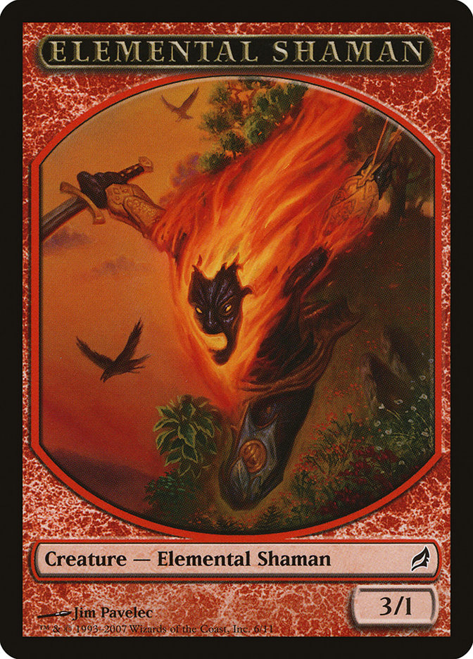 Elemental Shaman Token [Lorwyn Tokens] | Deep Dive Games St. Marys